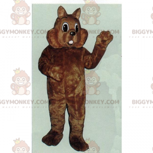 Costume da mascotte roditore dalle guance grasse BIGGYMONKEY™ -