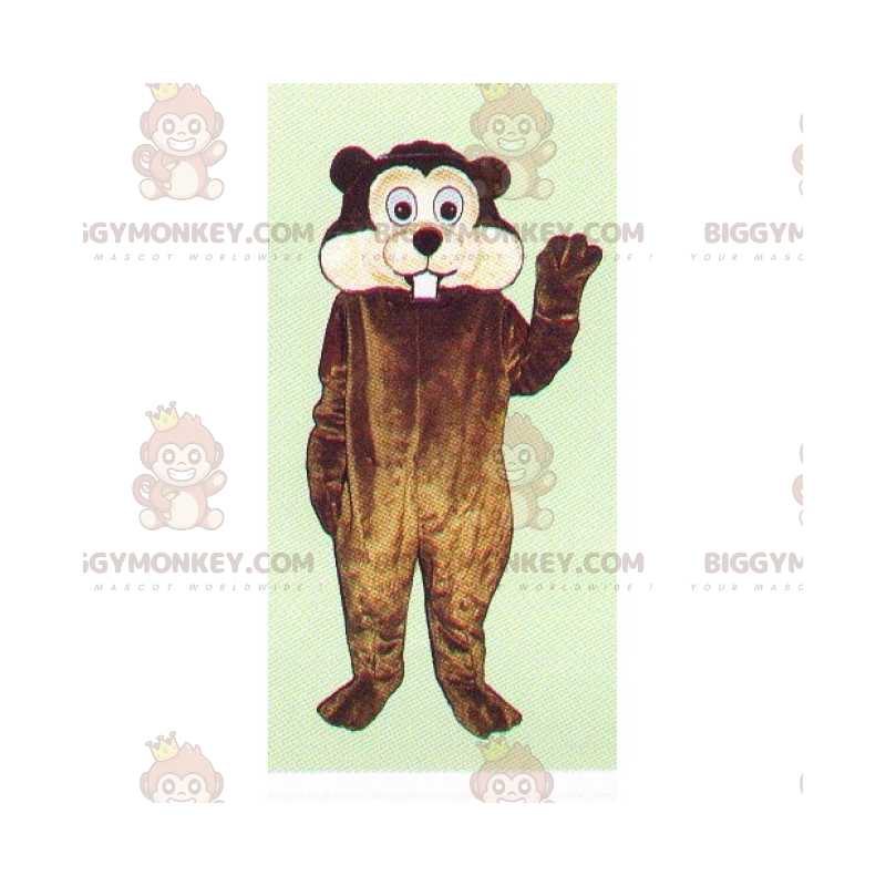 BIGGYMONKEY™ Costume da mascotte da roditore con denti grandi e