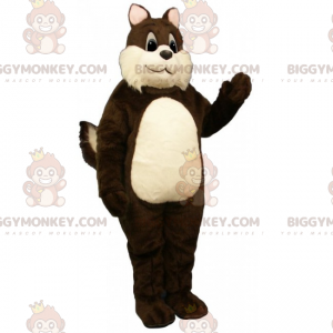 Costume de mascotte BIGGYMONKEY™ de rongeur aux joues douces -