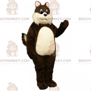 Traje de mascote de roedor de bochecha doce BIGGYMONKEY™ –