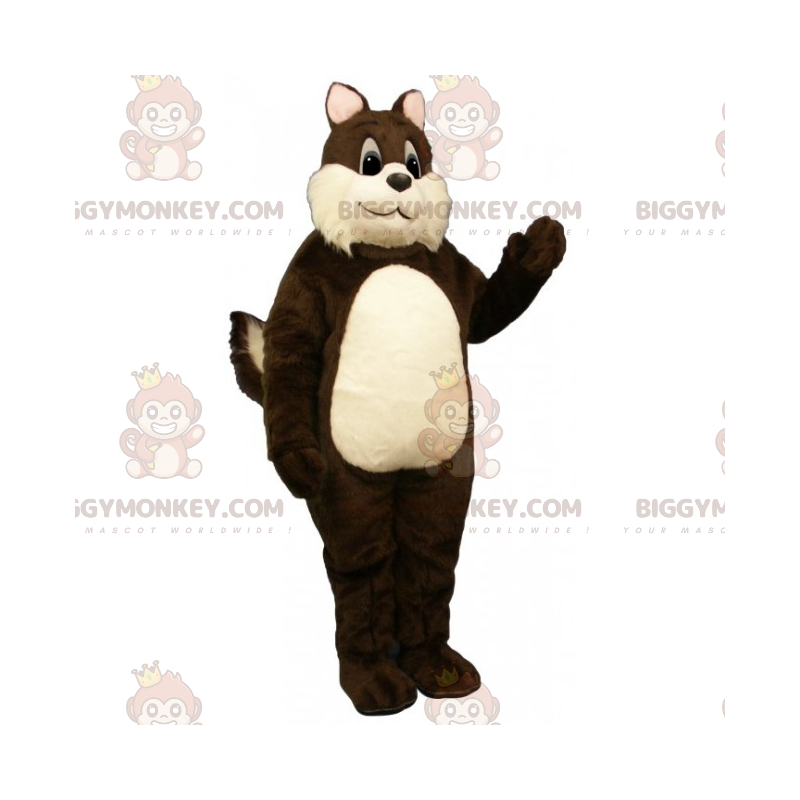 Disfraz de mascota de roedor de mejillas dulces BIGGYMONKEY™ -