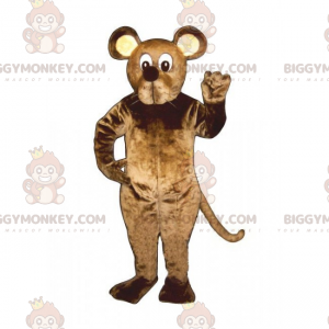 Traje de mascote de roedor de orelhas redondas BIGGYMONKEY™ –