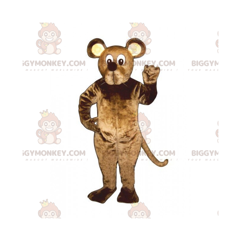 Rundohriges Nagetier BIGGYMONKEY™ Maskottchen Kostüm -