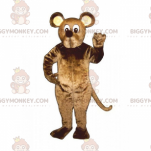 Rundohriges Nagetier BIGGYMONKEY™ Maskottchen Kostüm -