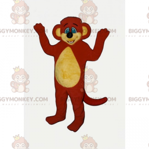 Disfraz de mascota BIGGYMONKEY™ de roedor naranja de ojos