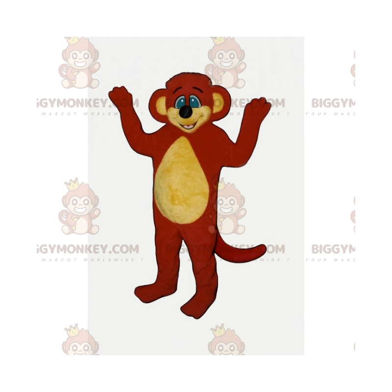 Blue Eyes Orange Gnaver BIGGYMONKEY™ maskotkostume -