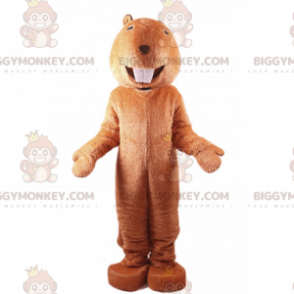 Costume mascotte roditore denti grandi BIGGYMONKEY™ -