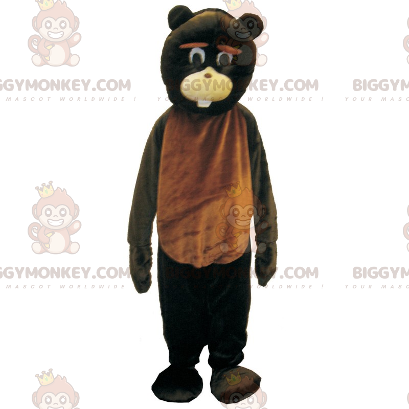 Disfraz de mascota roedor BIGGYMONKEY™ con nariz beige -