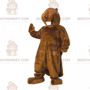 BIGGYMONKEY™ gnavermaskotkostume med små ører - Biggymonkey.com