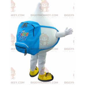 Big Giant White Blob BIGGYMONKEY™ Mascot Costume -