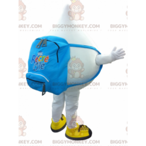 Costume de mascotte BIGGYMONKEY™ de grosse goutte blanche