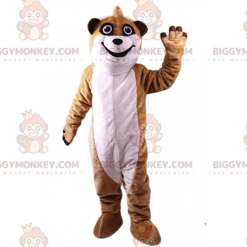 Costume de mascotte BIGGYMONKEY™ de rongeur souriant -