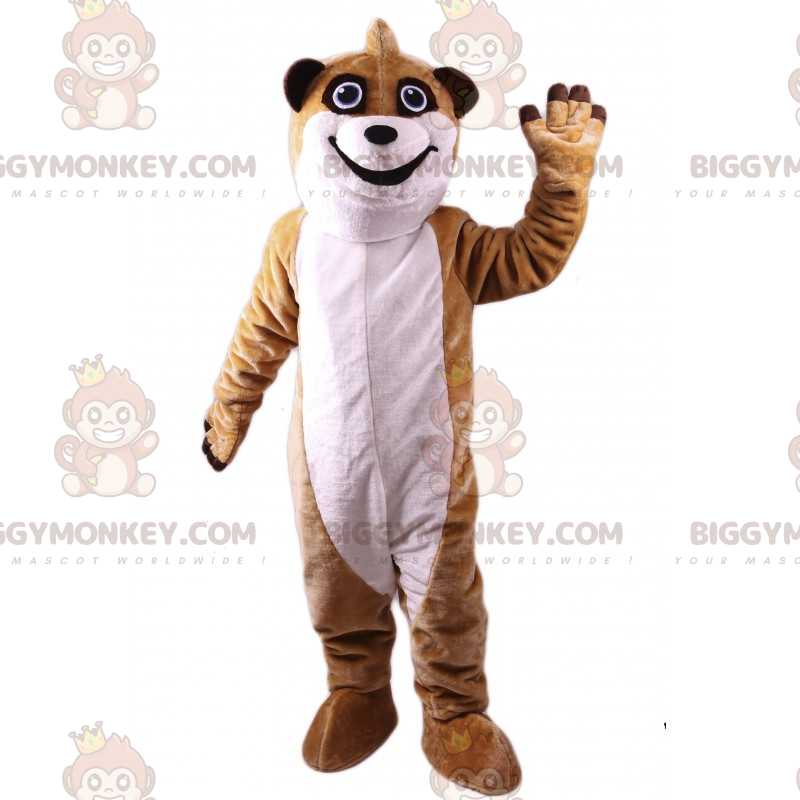 Traje de mascote de roedor sorridente BIGGYMONKEY™ –