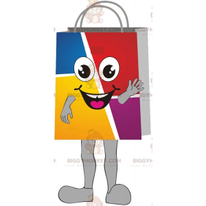 Costume de mascotte BIGGYMONKEY™ de sac de shopping -