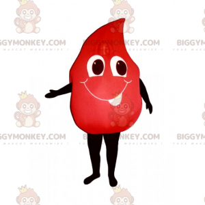 Blod BIGGYMONKEY™ maskotdräkt med leende - BiggyMonkey maskot