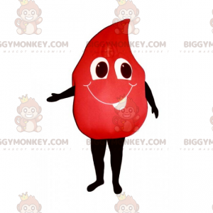 Blood BIGGYMONKEY™ Mascot Costume with Smile – Biggymonkey.com