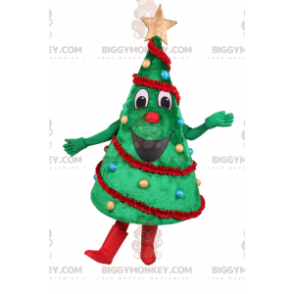 Decorated Christmas Tree BIGGYMONKEY™ Mascot Costume -