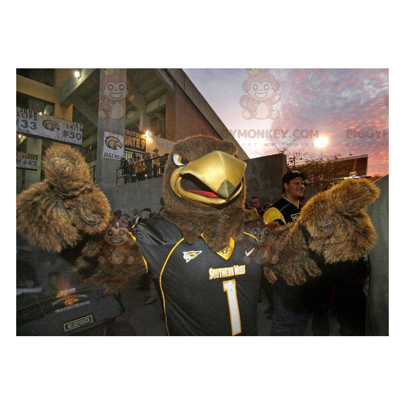 Black and white golden eagle mascot. Eagle Sizes L (175-180CM)