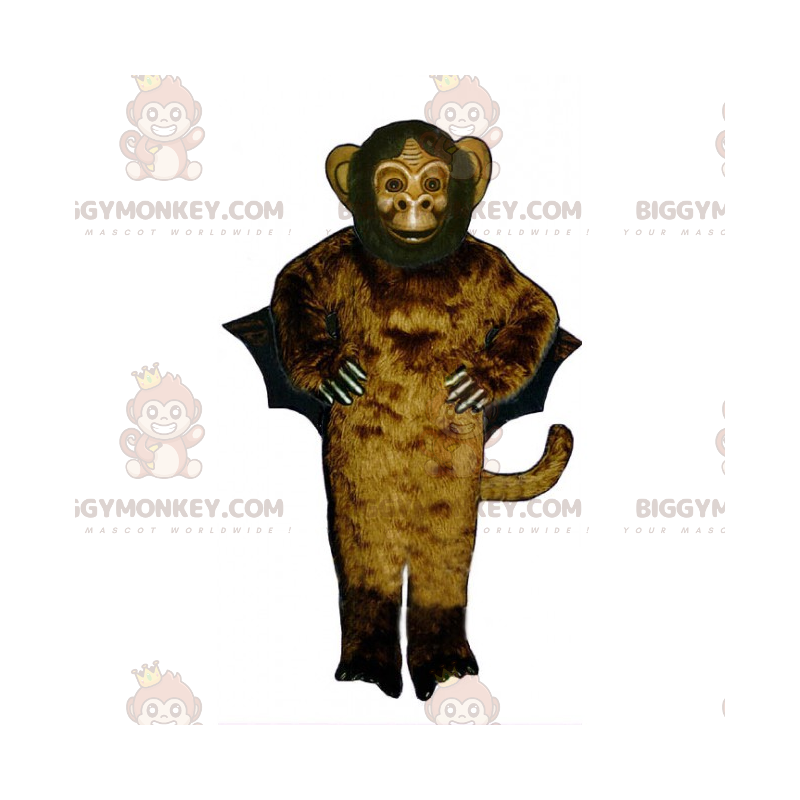 Affe BIGGYMONKEY™ Maskottchenkostüm mit Flügeln -