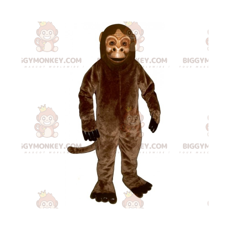 Costume de mascotte BIGGYMONKEY™ de singe marron classique -