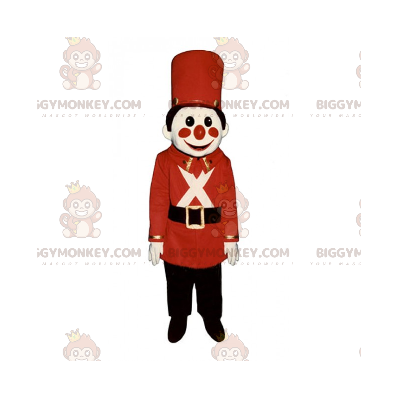 Röd nötknäpparsoldat BIGGYMONKEY™ maskotdräkt - BiggyMonkey