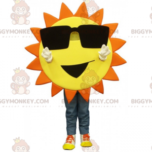 Kostium maskotki Sun BIGGYMONKEY™ z dużymi okularami i