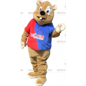 Traje de mascote Sun BIGGYMONKEY™ em roupas esportivas –