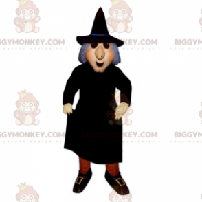 Costume da mascotte BIGGYMONKEY™ da strega dai capelli grigi -