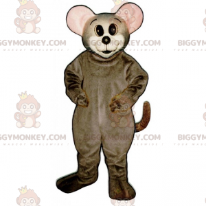 Costume de mascotte BIGGYMONKEY™ de souris aux oreilles rondes
