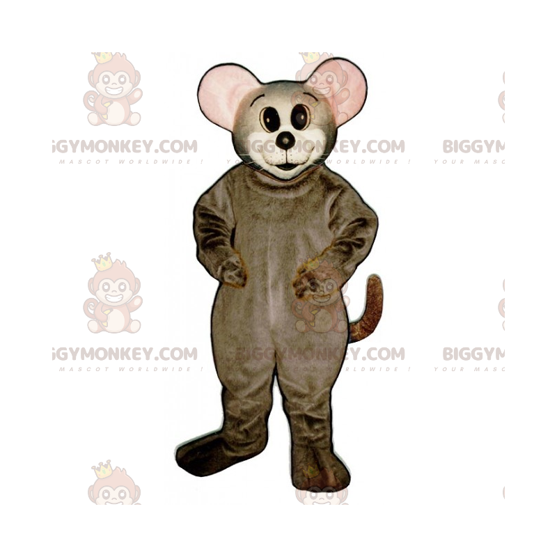 Costume de mascotte BIGGYMONKEY™ de souris aux oreilles rondes