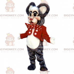 Disfraz de mascota de ratón BIGGYMONKEY™ con chaquetas y