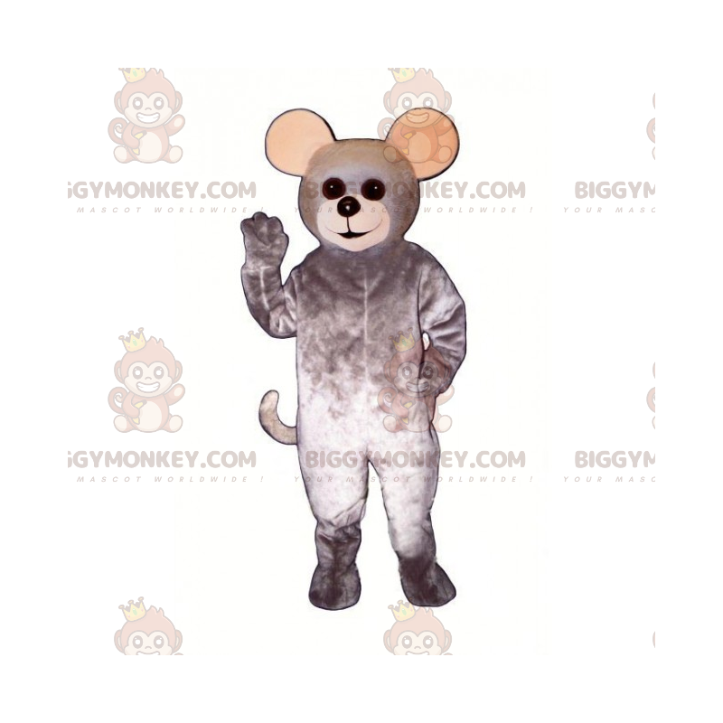 Costume de mascotte BIGGYMONKEY™ de souris grise -