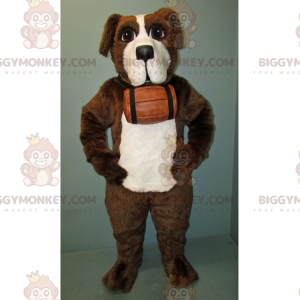 BIGGYMONKEY™ costume da mascotte di San Bernardo con la sua