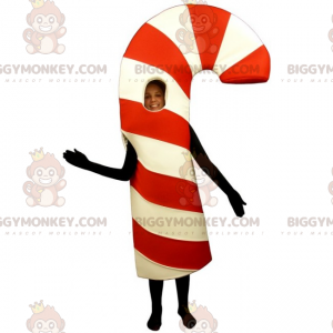 Costume da mascotte BIGGYMONKEY™ bastoncino di zucchero -