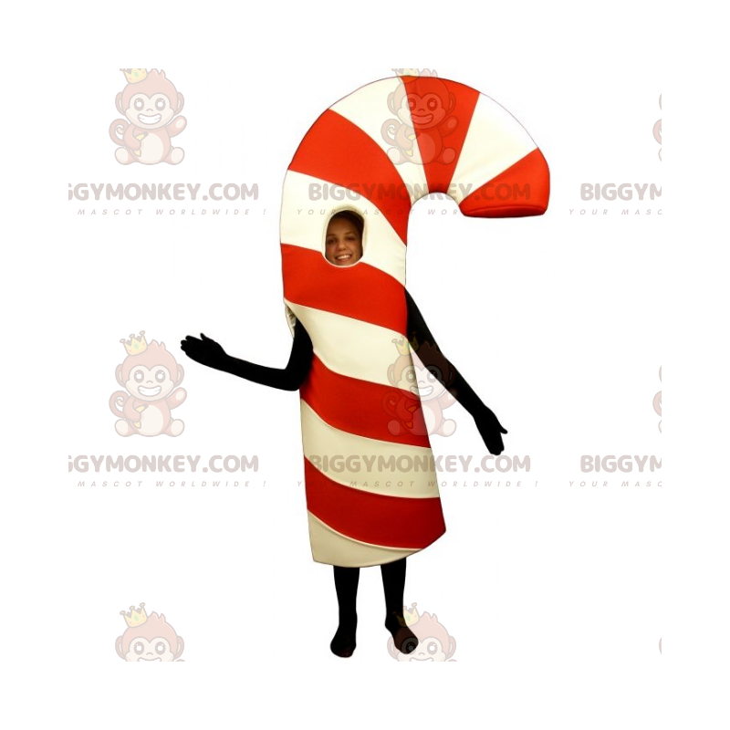 Candy Cane BIGGYMONKEY™ maskotkostume - Biggymonkey.com