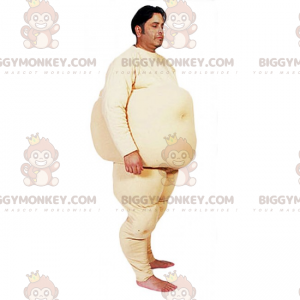 Costume de mascotte BIGGYMONKEY™ de sumo sans costume -