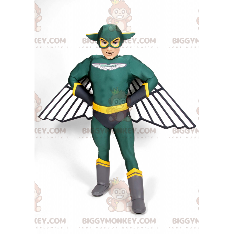 Superhero Biggymonkey Mascot Costume