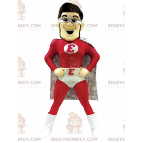 Costume da supereroe BIGGYMONKEY™ Costume da mascotte rosso e