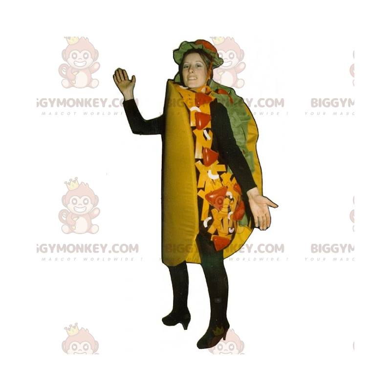 Costume de mascotte BIGGYMONKEY™ de tacos - Biggymonkey.com