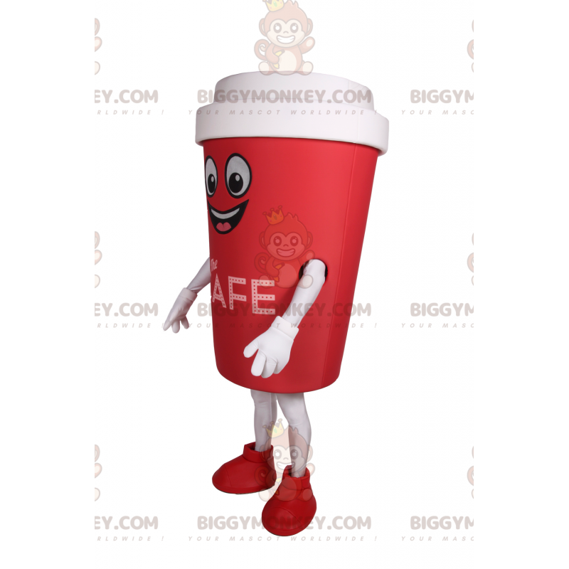 Costume de mascotte BIGGYMONKEY™ de tasse a emporter -