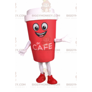 Costume de mascotte BIGGYMONKEY™ de tasse a emporter -