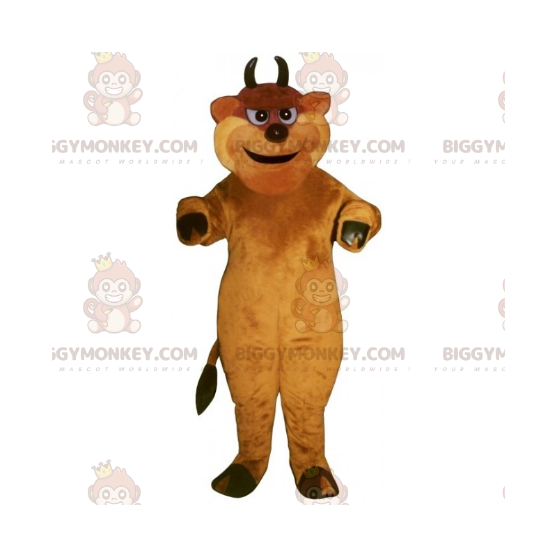 Costume da mascotte mini toro cornuto BIGGYMONKEY™ -