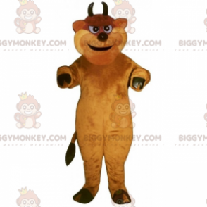 Disfraz de mascota Mini toro con cuernos BIGGYMONKEY™ -