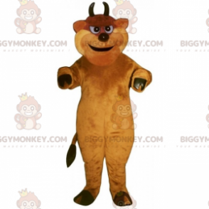 Fantasia de mascote de mini touro com chifres BIGGYMONKEY™ –