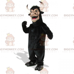 BIGGYMONKEY™ großes rundes gehörntes Stier-Maskottchen-Kostüm -