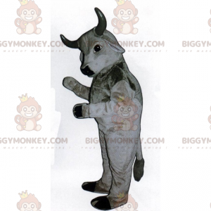 Traje de mascote do Touro Cinzento BIGGYMONKEY™ –