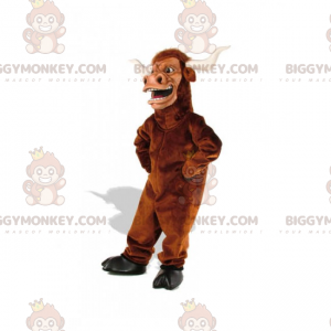 Brown Bull BIGGYMONKEY™ maskottiasu - Biggymonkey.com