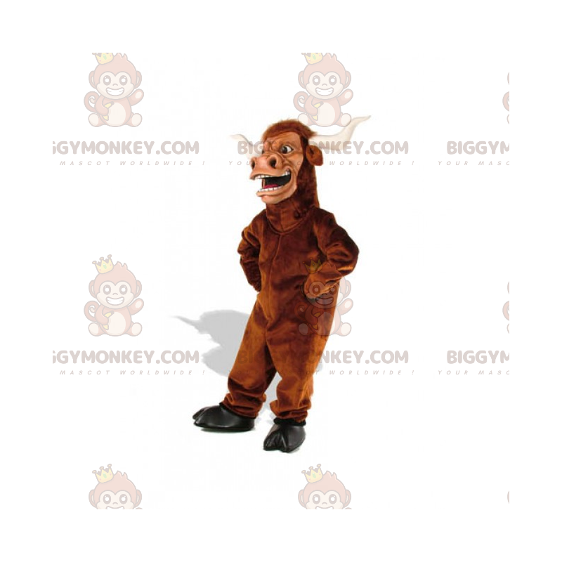 Brown Bull BIGGYMONKEY™ maskotkostume - Biggymonkey.com