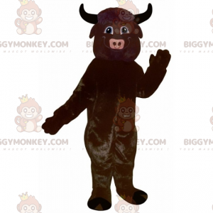 Traje de mascote BIGGYMONKEY™ de uma cor de touro –