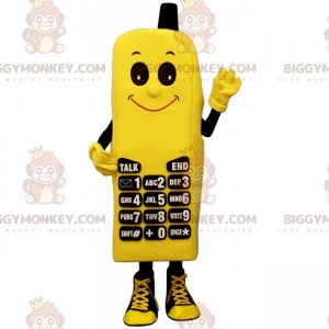 Costume da mascotte BIGGYMONKEY™ del telefono con faccina